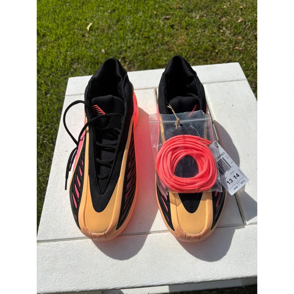 Adidas Anthony Edwards 2 Low AE1 Coral Black Basketball Shoes IF1863 Mens 13